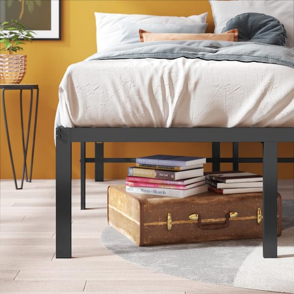 Zinus Yelena Black Metal Full Platform Bed Frame AZ-MPSC-18F - The