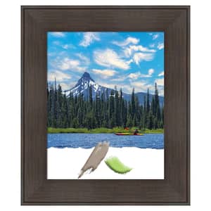 Opening Size 16 in. x 20 in. William Rustic Woodgrain Picture Frame