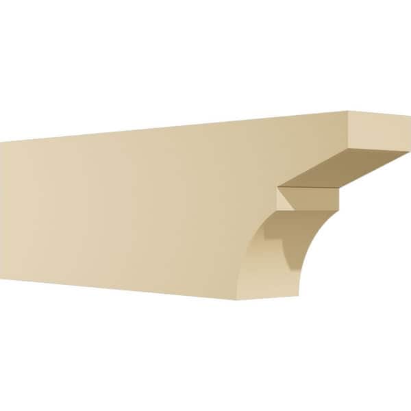 Ekena Millwork Standard Monterey 3 in. W x 6 in. H x 20 in. D Signature Urethane Rafter Tail Outlooker