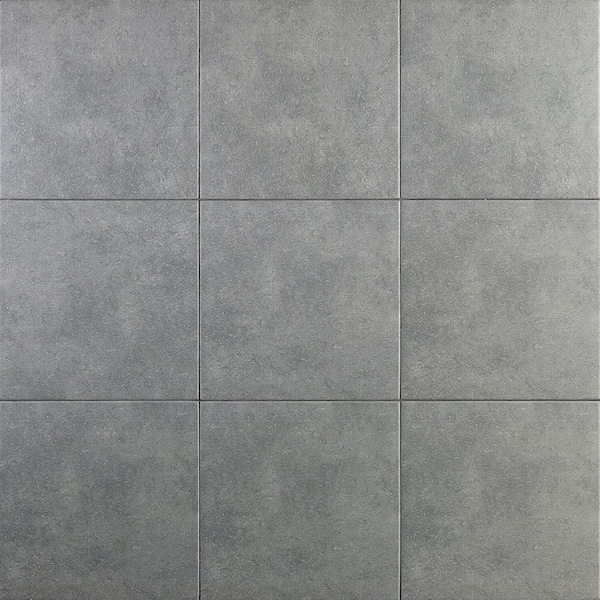 Ivy Hill Tile Anabella Grigio 9 in. x 9 in. Matte Porcelain Floor and Wall Tile (10.76 sq. ft. / box)
