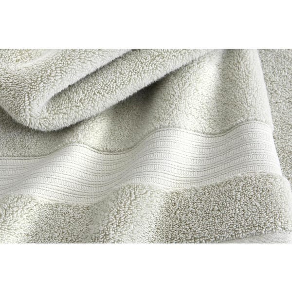 Home Decorators Collection Egyptian Cotton Sage Green Bath Towel  AT17753_Sage - The Home Depot