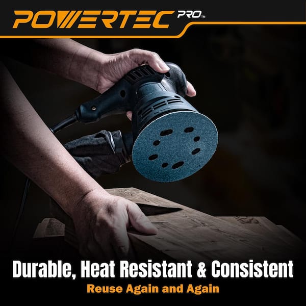 5 in. 220-Grit Ceramic Hook and Loop Orbital Sanding Disc for 5 and 8 Hole Random Orbital Sanders (100-Pack)