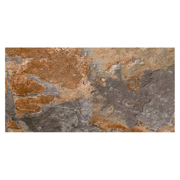 VitaElegante Ardesia 6 in. x 6 in. Porcelain Floor and Wall Tile Sample