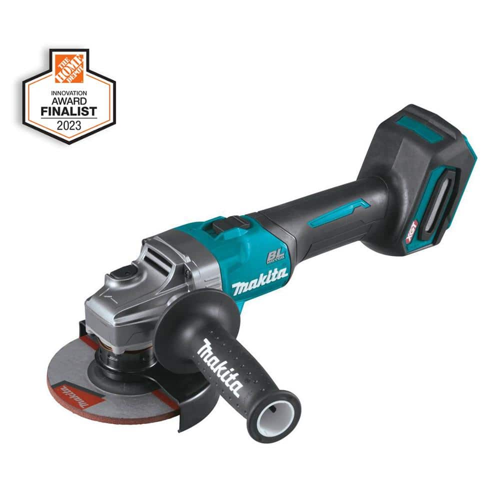 Makita 40V Max XGT Brushless Cordless 4-1/2/5 in. Angle Grinder with  Electric Brake (Tool Only) GAG01Z - The Home Depot