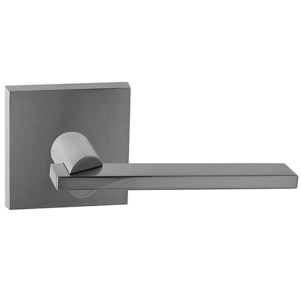 DELANEY HARDWARE Bravura Raleigh 943-7 Privacy (Bed/Bath) Door Lever Satin Nickel w/ square trim