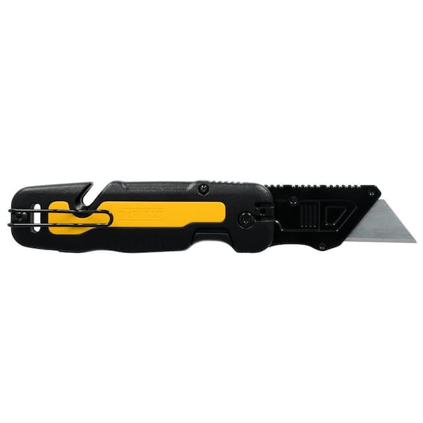 DEWALT - Push and Flip Folding Lock-Back Utility Knife with Blade Storage