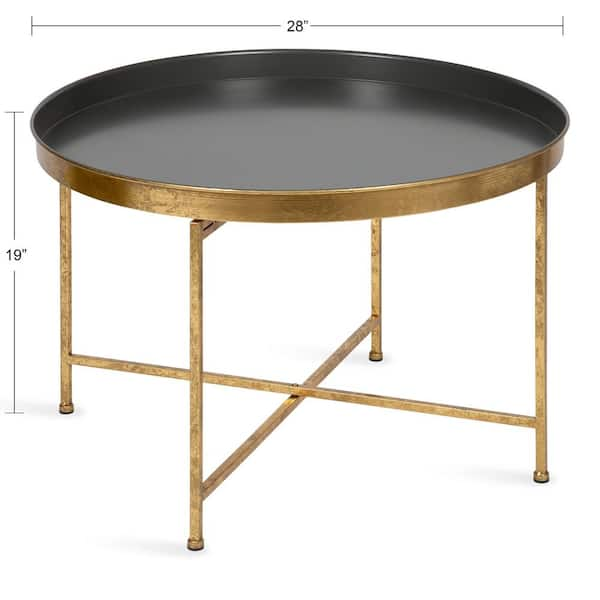 Kate and laurel mahdavi deals round coffee table