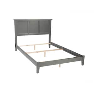 Madison Full Traditional Bed in Grey
