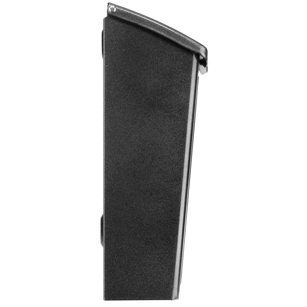 Pewter Small Wall Mounted Steel Mailbox