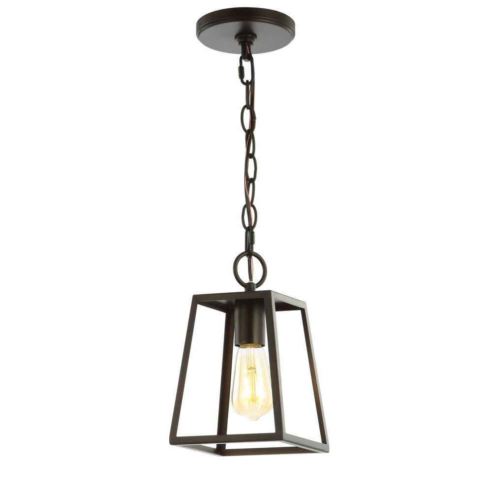 Ira 6.25" Oil Rubbed Bronze LED Pendant Light