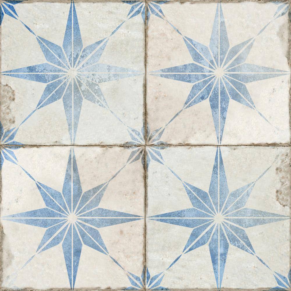 Blue and White R5 7 in. x 7 in. Vinyl Peel and Stick Tile (24-Tiles, 8.17 sq. ft./Pack) price history on PriceWatchPro