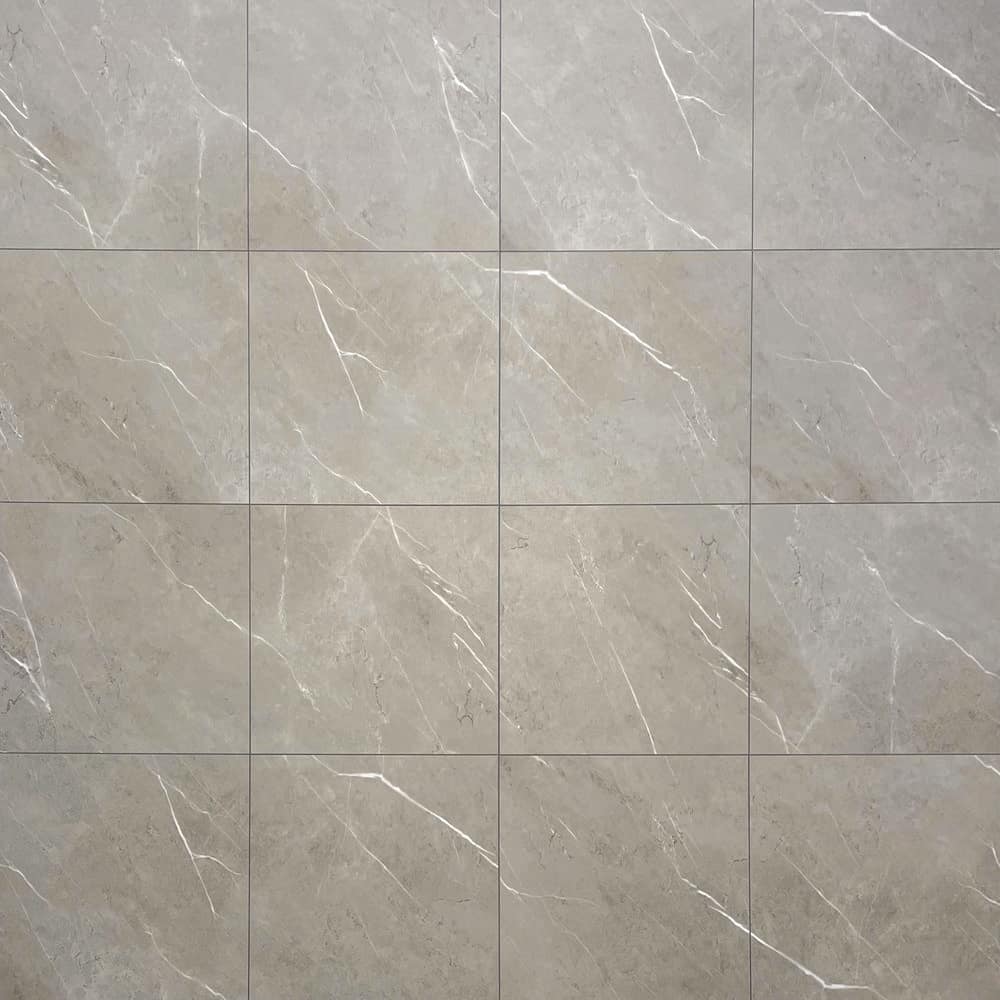 Quickstyle Marblesque Keaton 5.5 mm Thick x 18.5 in. W x 37in. L Waterproof  DropLoc SPC Flooring (19.02 sq. ft./case) SPC-600-1192H-13 - The Home 