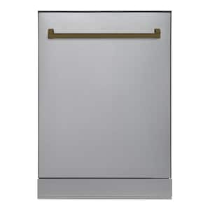 Bold 24 in. Dishwasher with Stainless Steel Metal Spray Arms in the Color SS with Bold Bronze handle