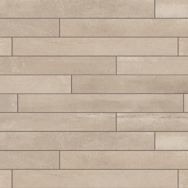 Tucson Beige 2 in. x 18 in. Porcelain Floor and Wall Tile (8.29 sq. ft./Case)