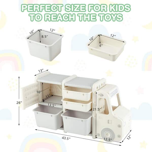 1/12 Mini Storage Box Model Lightweight Convenient to Store Plastic  Dollhouse Mini Storage Box with