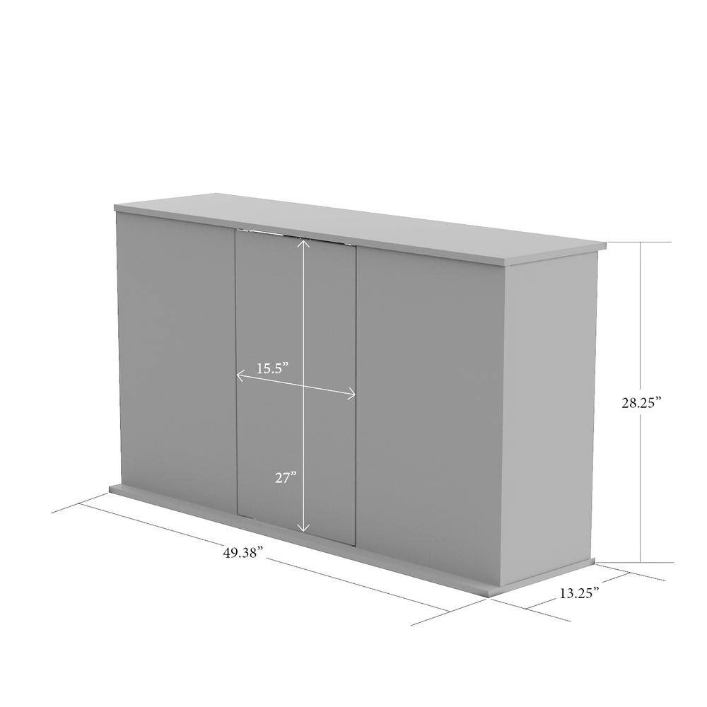 Black Wood 55 Gallon Aquarium Stand Cabinet