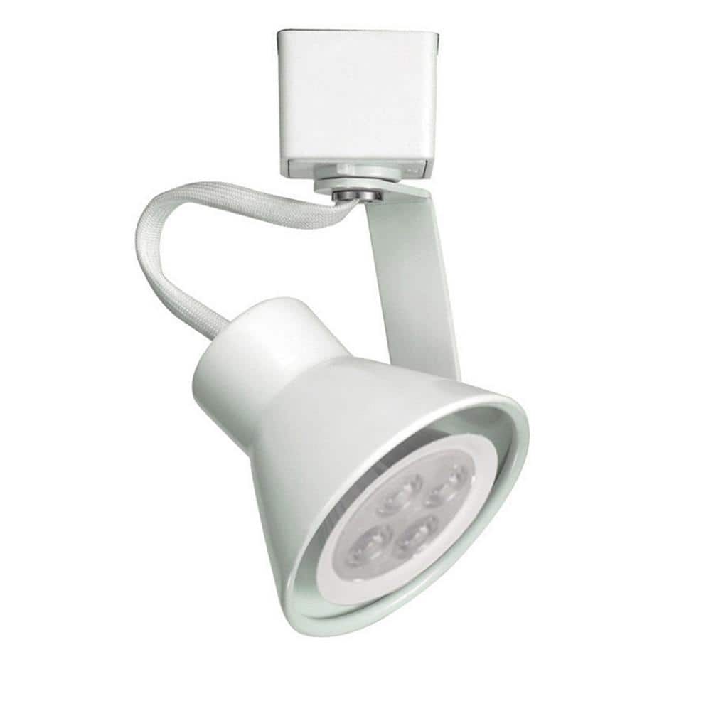 TK-103 1-Light White LED Line Voltage Track Head with 8-Watt GU10 Bulb 50-Watt Max for H Track price history on PriceWatchPro