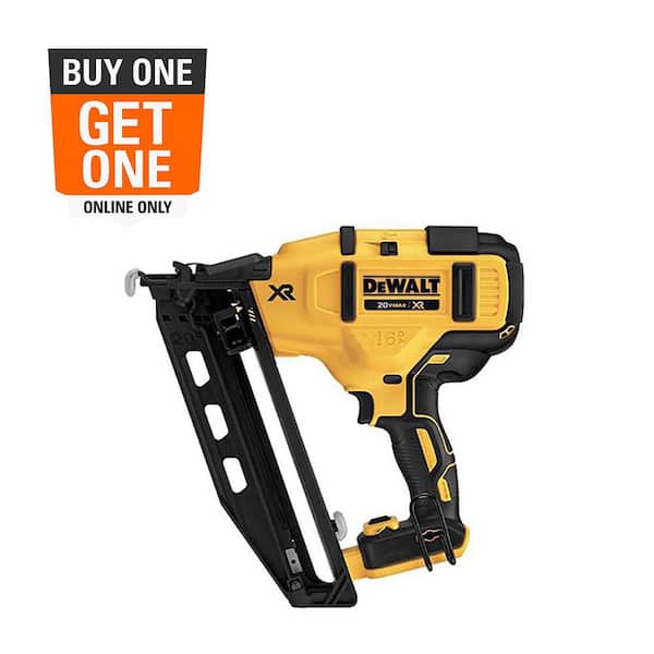 20V MAX XR Lithium-Ion Electric Cordless 16-Gauge Angled Finishing Nailer (Tool Only)