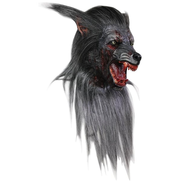 Adults Black Wolf Mask - Adult Halloween Costume
