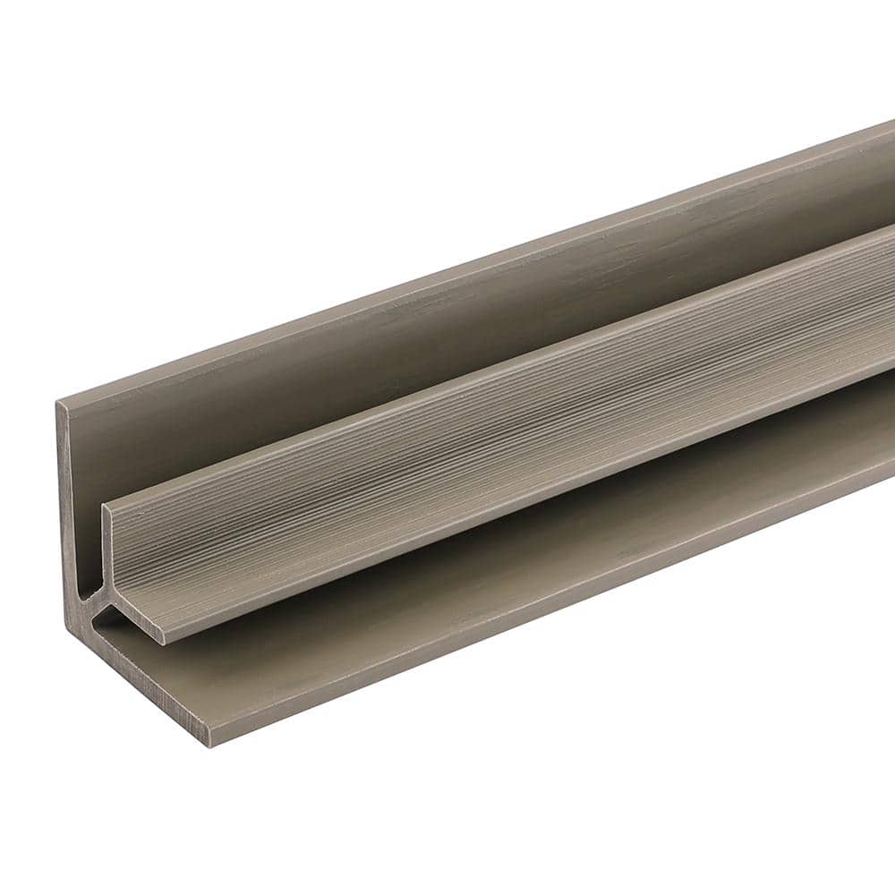 All Weather System 2.8 in. x 2.8 in. x 8 ft. Composite Siding Inside Corner