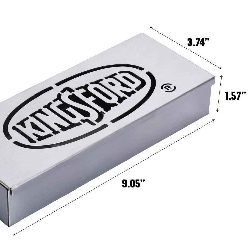Kingsford Heavy-Duty Stainless Steel BBQ Smoker Box
