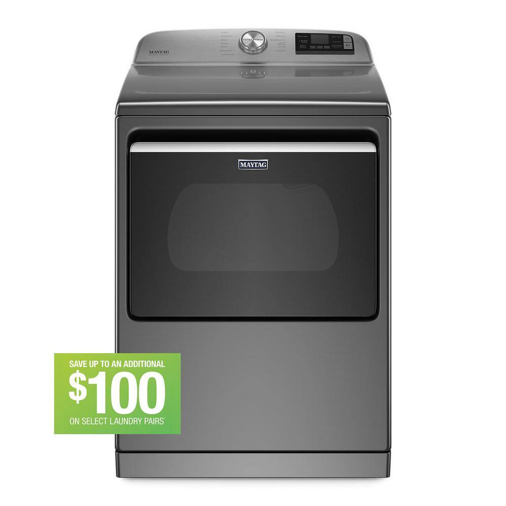 Maytag 7.4 cu. ft. 240Volt Smart Capable Metallic Slate Electric