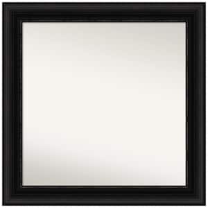Parlor Black 31.5 in. W x 31.5 in. H Square Non-Beveled Framed Wall Mirror in Black