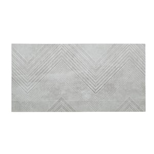Vibes Gray 12 in. x 24 in. Subway Glossy Ceramic Wall Tile (11.625 sq. ft./Case)