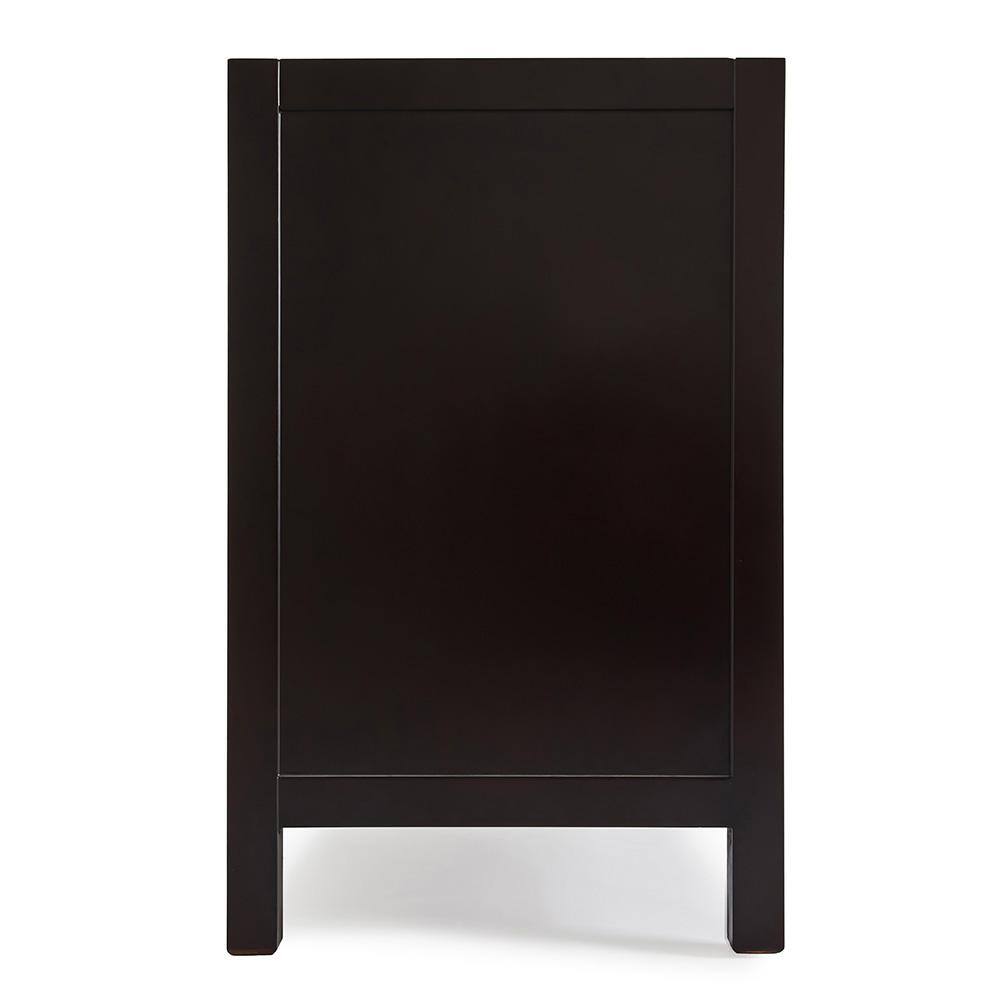 Cambridge 36" Espresso Solid Wood Freestanding Vanity Cabinet