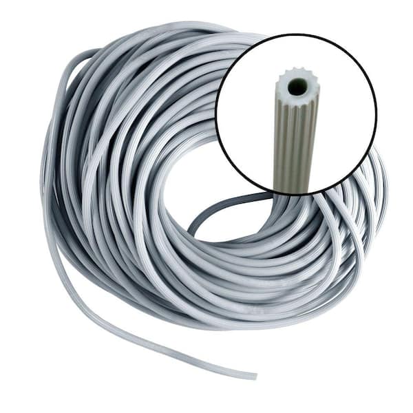 Phifer 0.220 in. x 100 ft. Gray Screen Spline