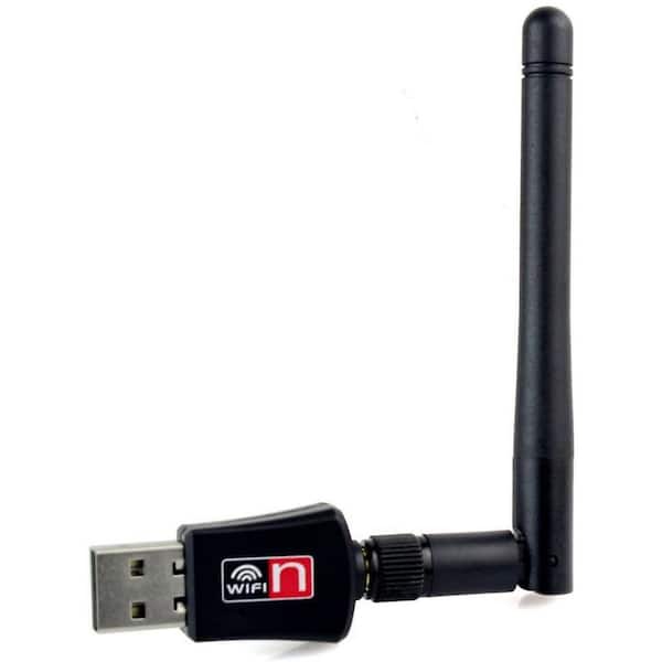 fragment maagd cliënt SANOXY Wireless USB 300MBPS Network Adapter WiFi Dongle LAN Card PC with  Antenna SANOXY-DSV-300-ADPT-ANT - The Home Depot
