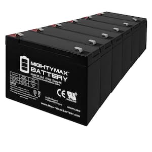 6V 12AH F2 Replacement Battery for National Battery C18A R - 6 Pack
