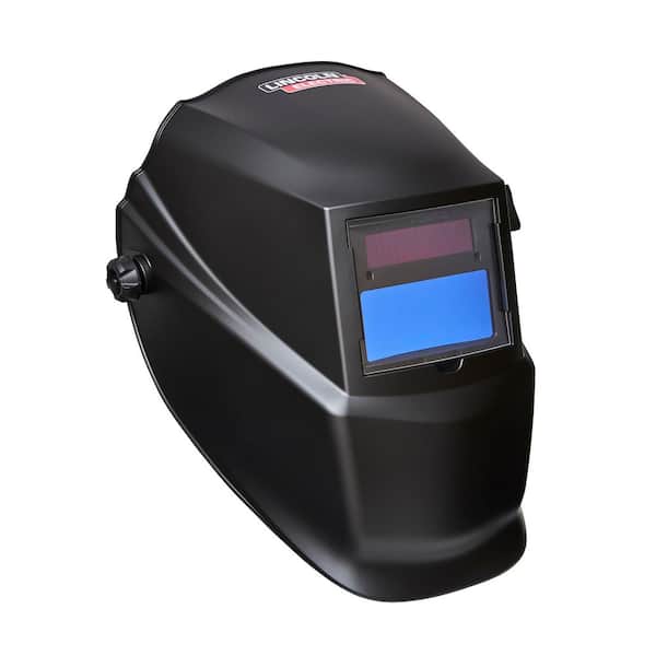Auto-Darkening Welding Helmet with Variable Shade Lens No. 9-13 (1.73 x 3.82 in. Viewing Area), Matte Black Design