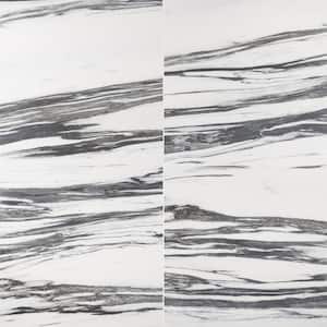 Magnus Fall 23.62 in. x 23.62 in. Matte Porcelain Marble Look Floor and Wall Tile (11.62 sq. ft./Case)