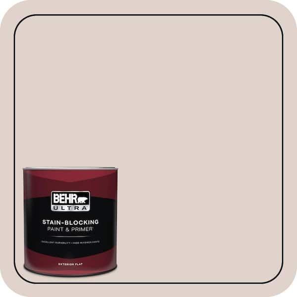 BEHR ULTRA 1 qt. #MQ3-7 Vision of Light Flat Exterior Paint & Primer