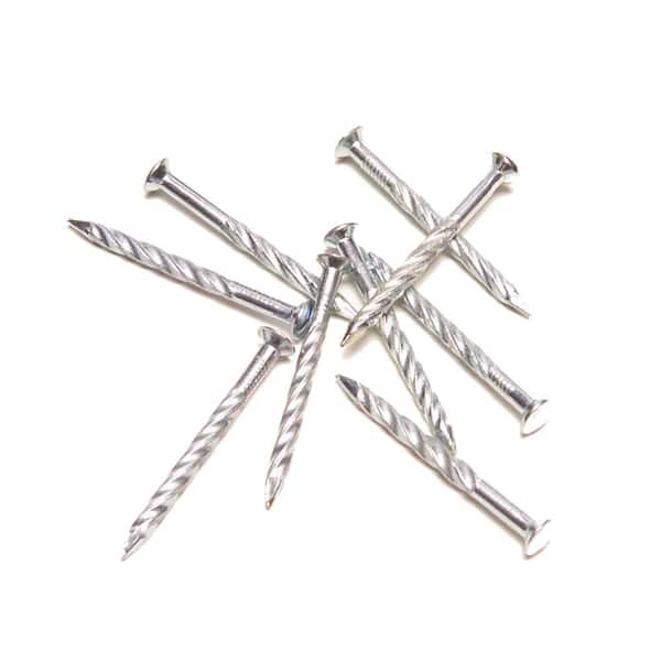 1-1/4" SATIN BRASS FLOOR METAL SCREW NAILS (1LB)