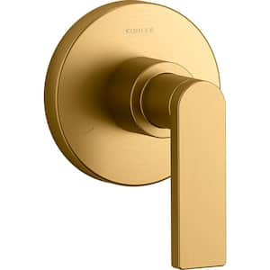 Composed 1-Handle Valve Handle Trim Kit in Vibrant Brushed Moderne Brass (Valve Not Included)