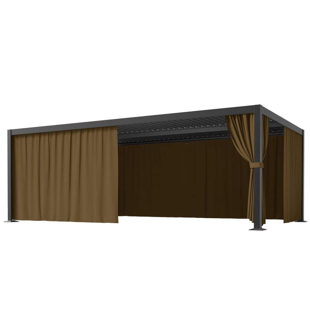 WNP 12 ft. x 20 ft. Universal Outdoor Privacy Curtains, Gazebo