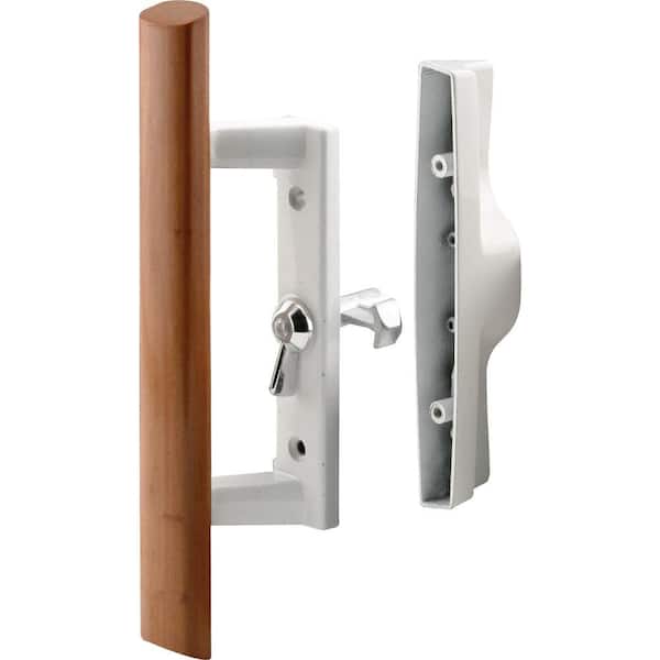 Prime-Line Patio Door Internal style door handle, White, 3-1/2 in. hole centers