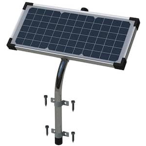 10-Watt Premium Monocrystalline Solar Panel Kit for Automatic Gate Openers