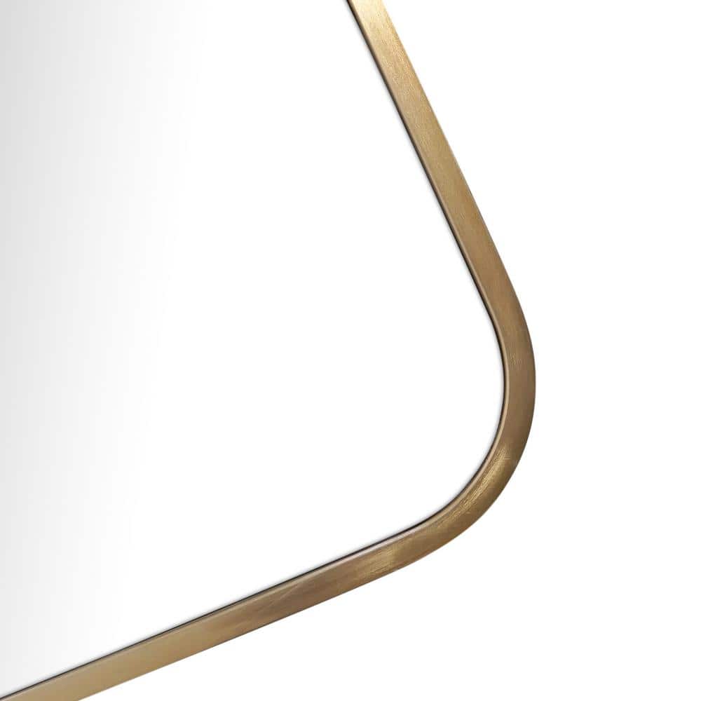 Trinity Full-Length 67" x 24" Rectangular Bronze and Gold Wall Mirror