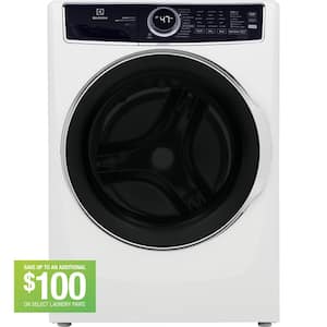 27 in. W 4.5 cu. ft. Front Load Washer with SmartBoost, LuxCare Plus Wash System, Perfect Steam, ENERGY STAR in White