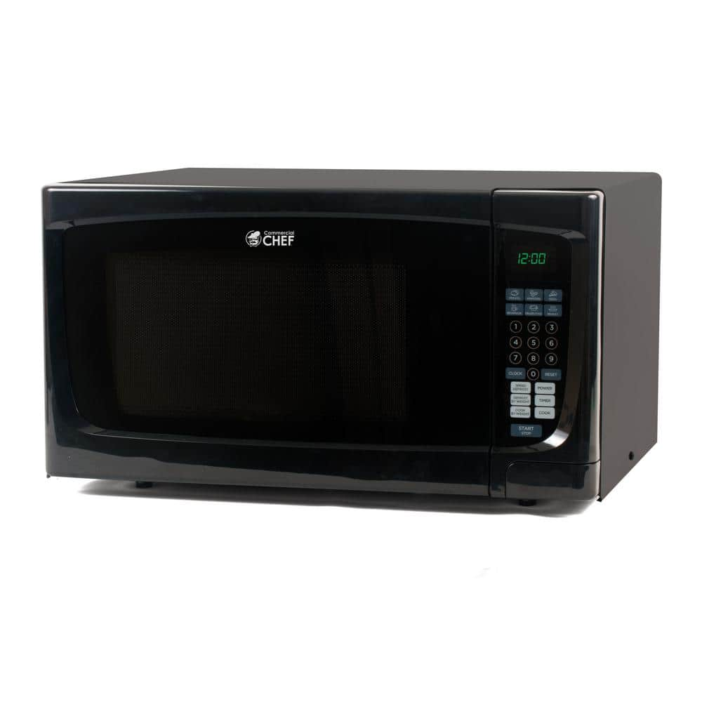 Commercial CHEF 0.6 cu. ft. Countertop Microwave Black CHM660B - The Home  Depot