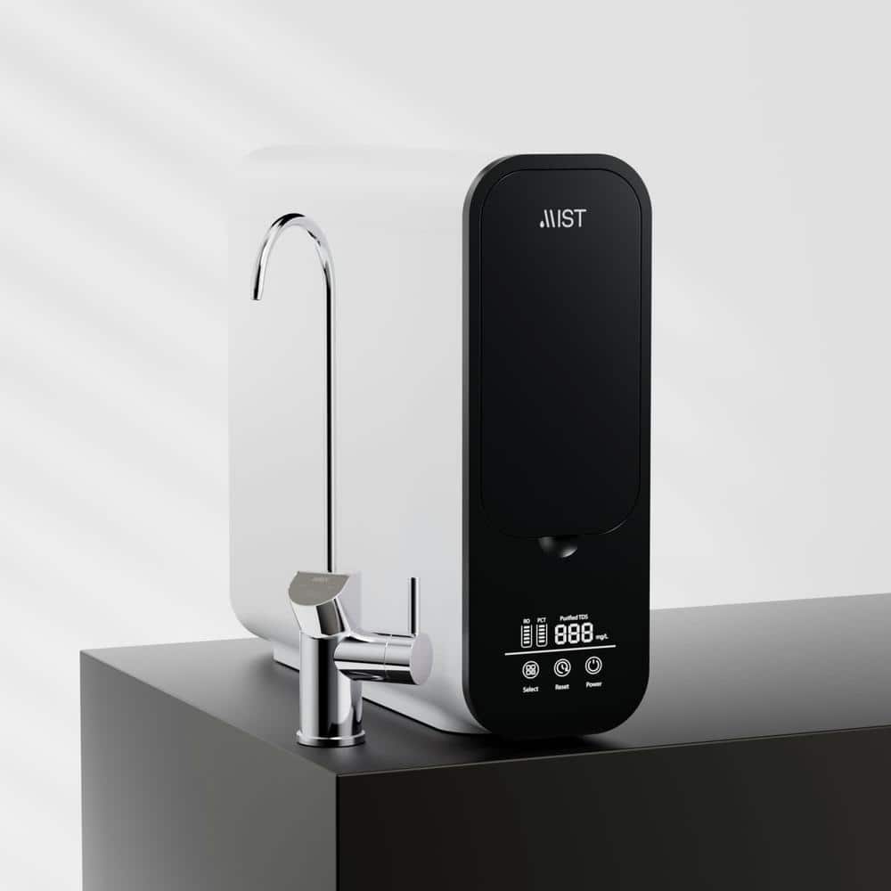Mist Black and White Tankless Under-Sink Water Filter System