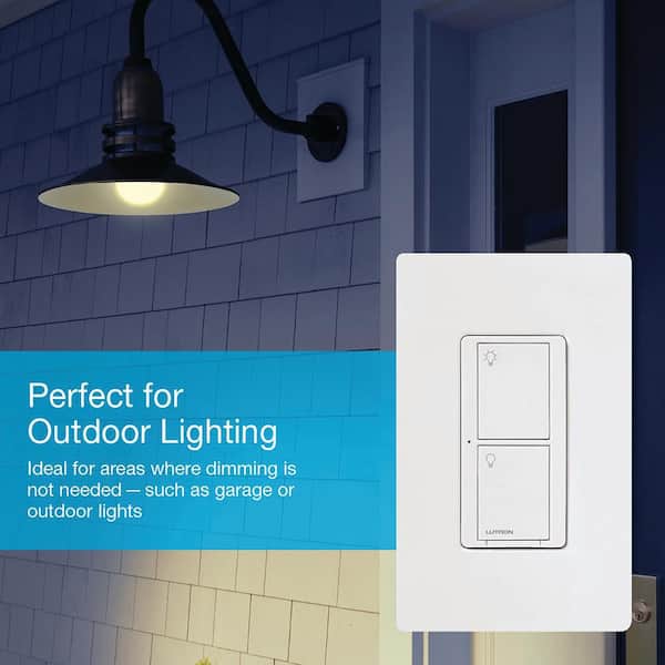 Lutron Caseta Smart Switch (2 Count) Starter Kit with Smart Hub and Pico Remote, Neutral Wire Required (P-BDG-PKG2S-HD)