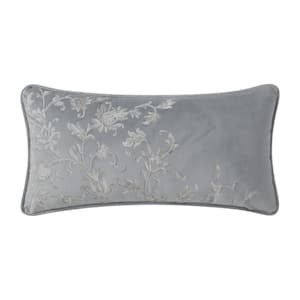 Blenheim Grey 11" X 22" Polyester Decorative Pillow