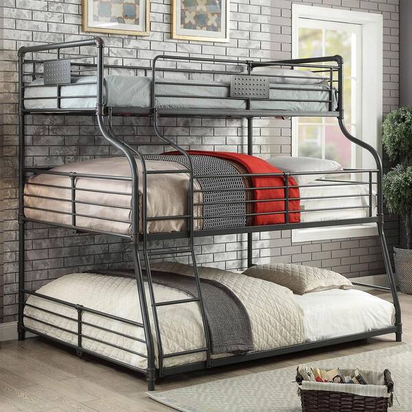 William S Home Furnishing Olga Iii Sand, Queen And Twin Size Bunk Beds
