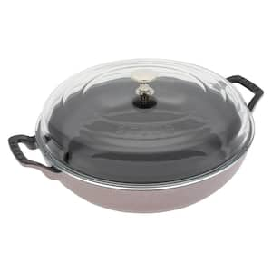 Cast Iron 3. 5-qt Braiser with Glass Lid - Lilac