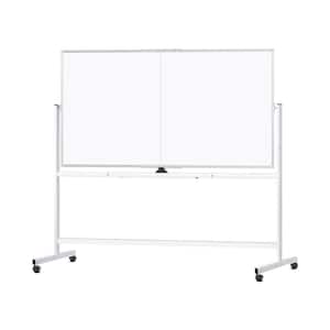 maxtek 60x48 Double Sided Rolling Bulletin Boards Whiteboard Panel