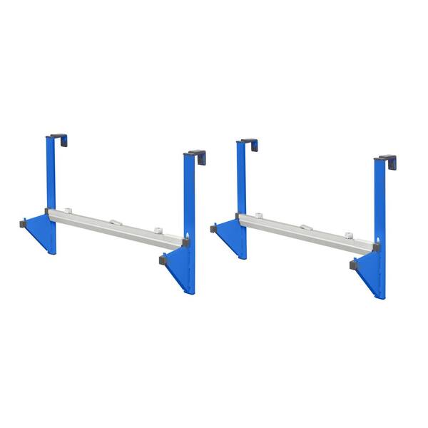 AdirOffice Cubicle Wall Rack for Blueprints, Blue (2-Pack)